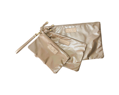 The Carly Trio Wristlet Sand