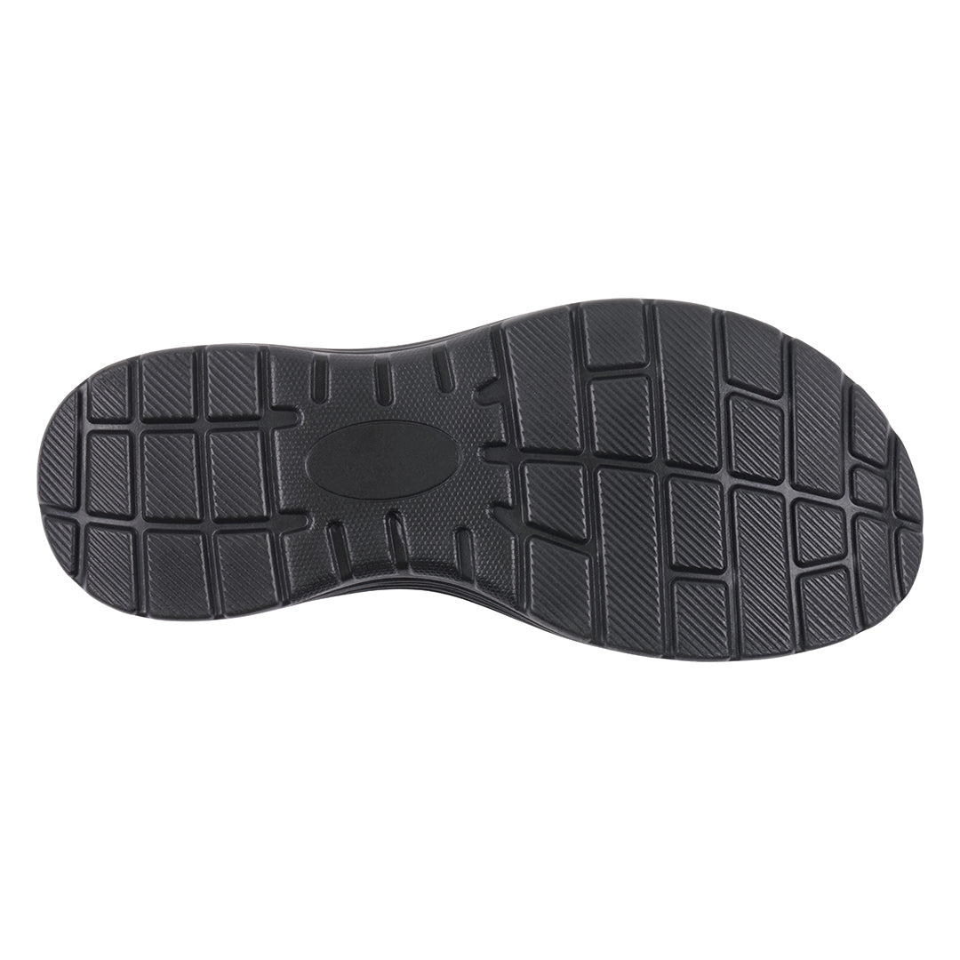  GC Shoes Women's Judy Black Velcro Comfort Flat Sandals - Black - Bonton