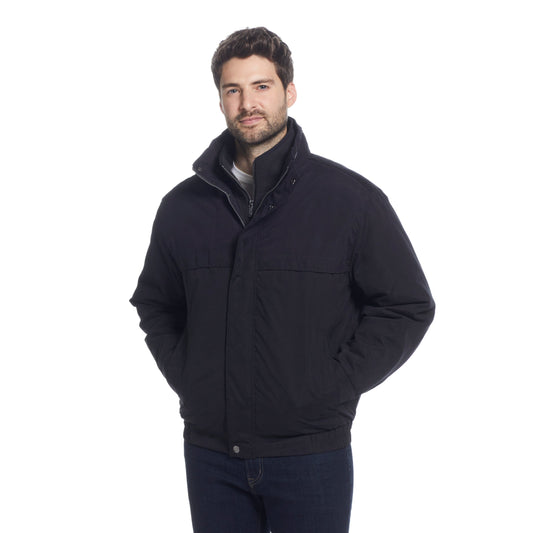 Men's Microfiber Poly-filled Bomber Jacket