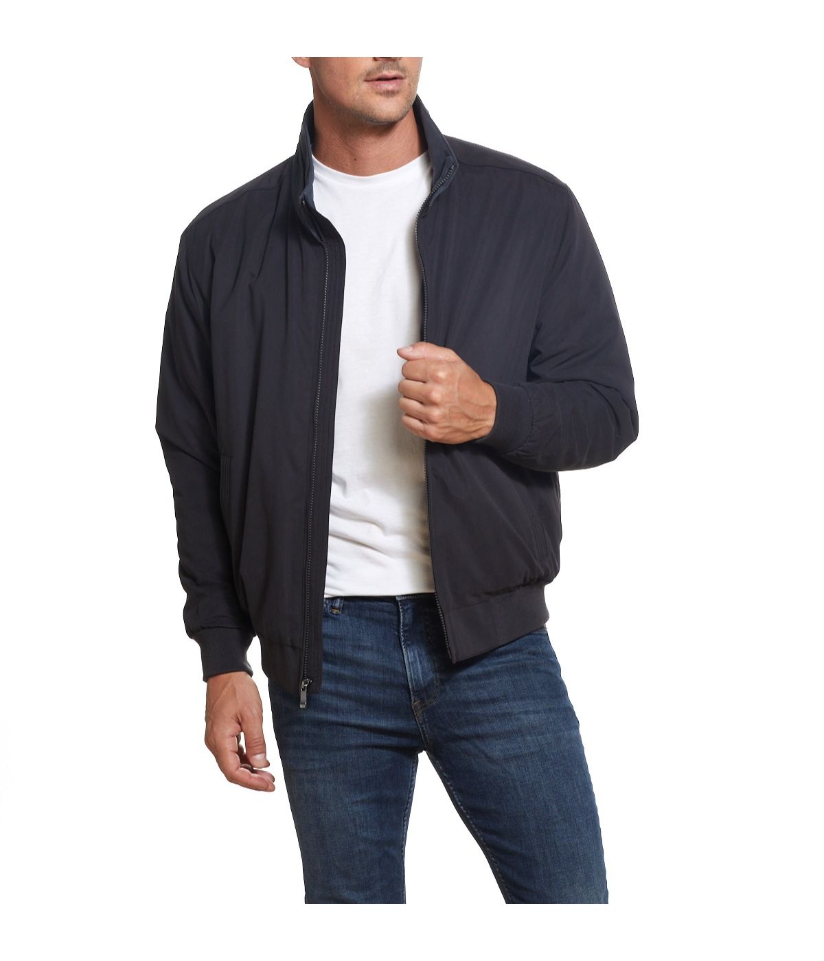  Weatherproof Men's Microfiber Mid-Weight Jacket - Black - Bonton