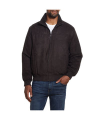 Men's Microsuede Bomber Jacket