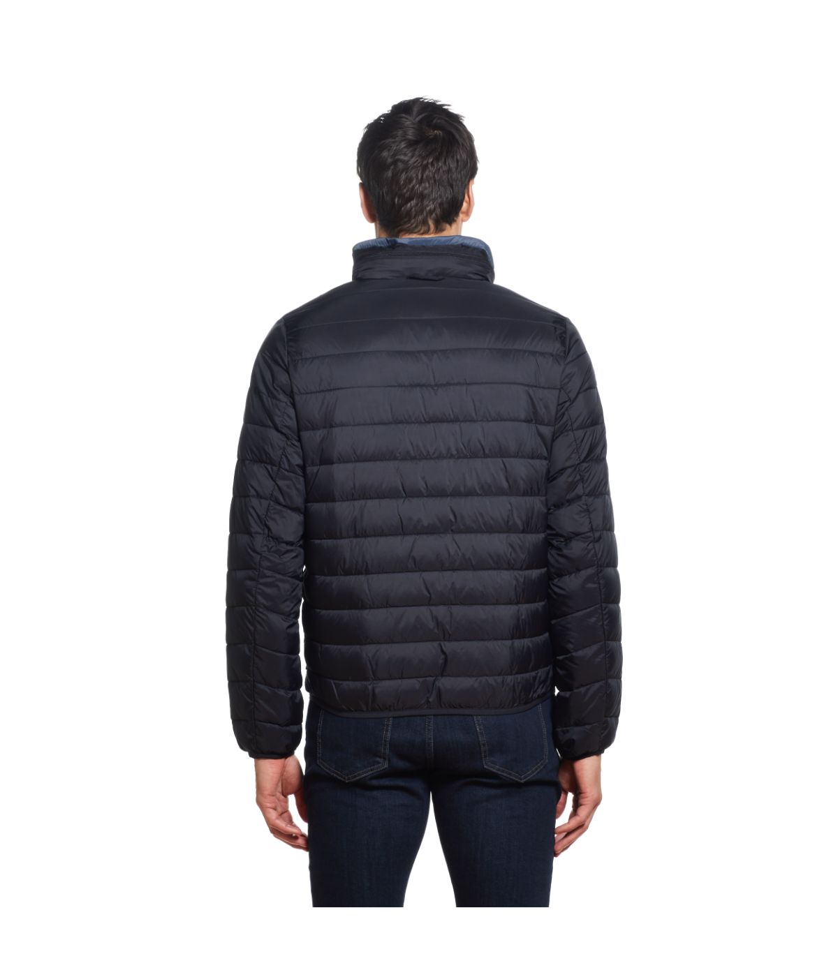  Weatherproof Men's Packable Pillow Jacket - Navy - Bonton