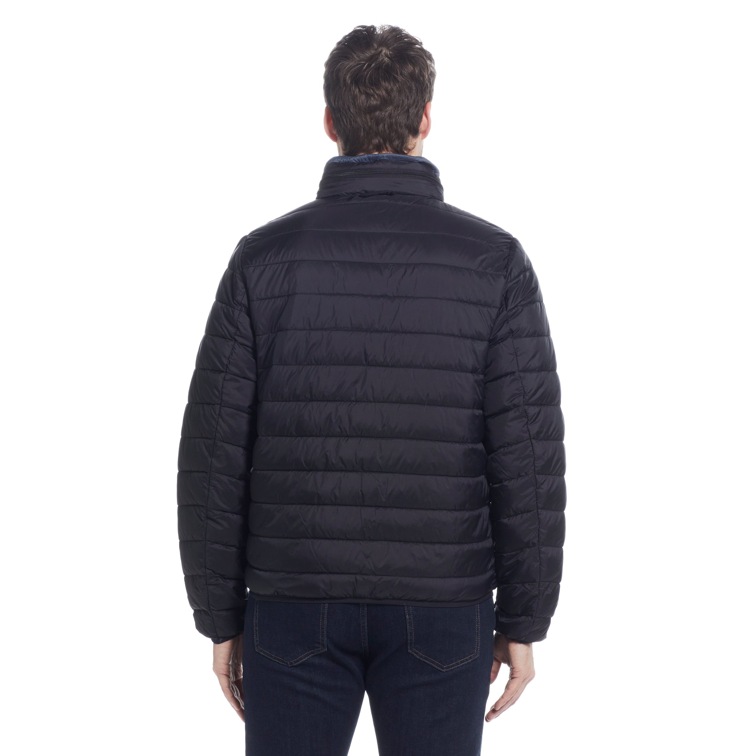  Weatherproof Men's Packable Pillow Jacket - Black - Bonton