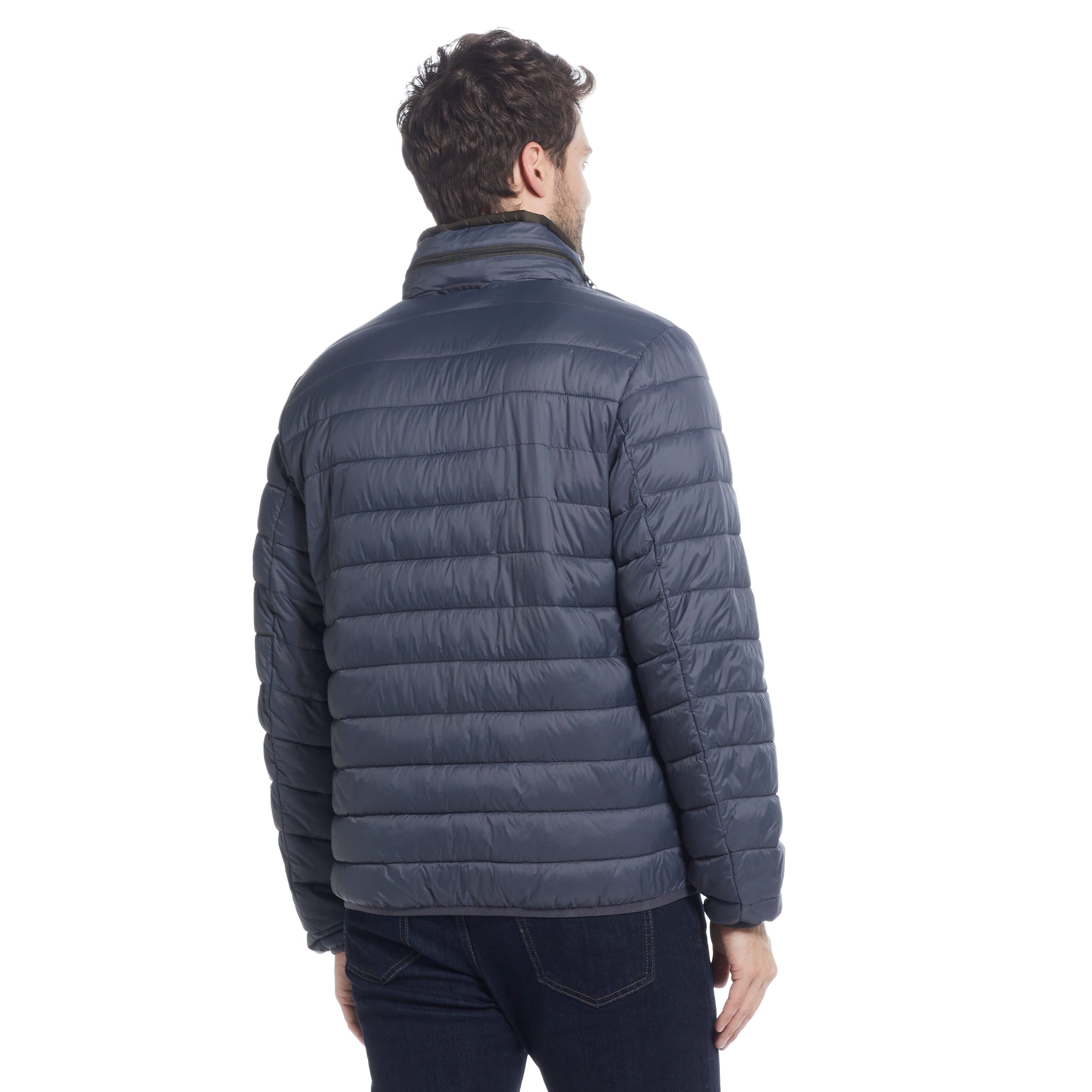  Weatherproof Men's Packable Pillow Jacket - Black - Bonton