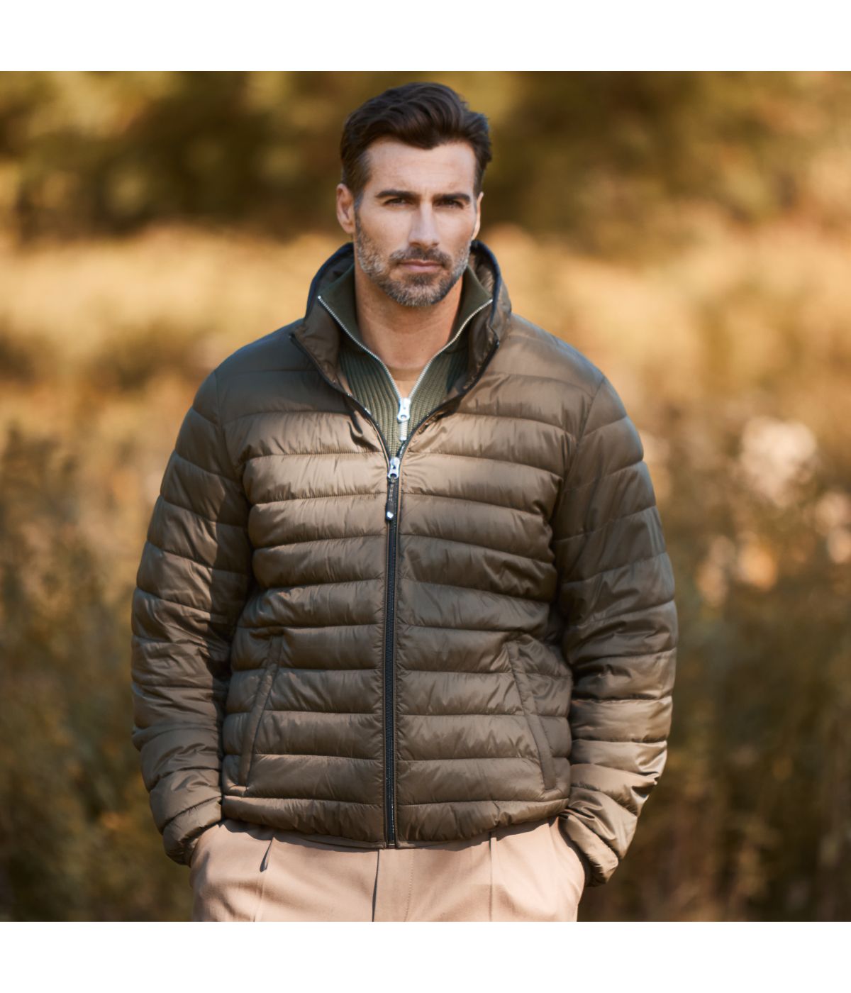  Weatherproof Men's Packable Pillow Jacket - Navy - Bonton