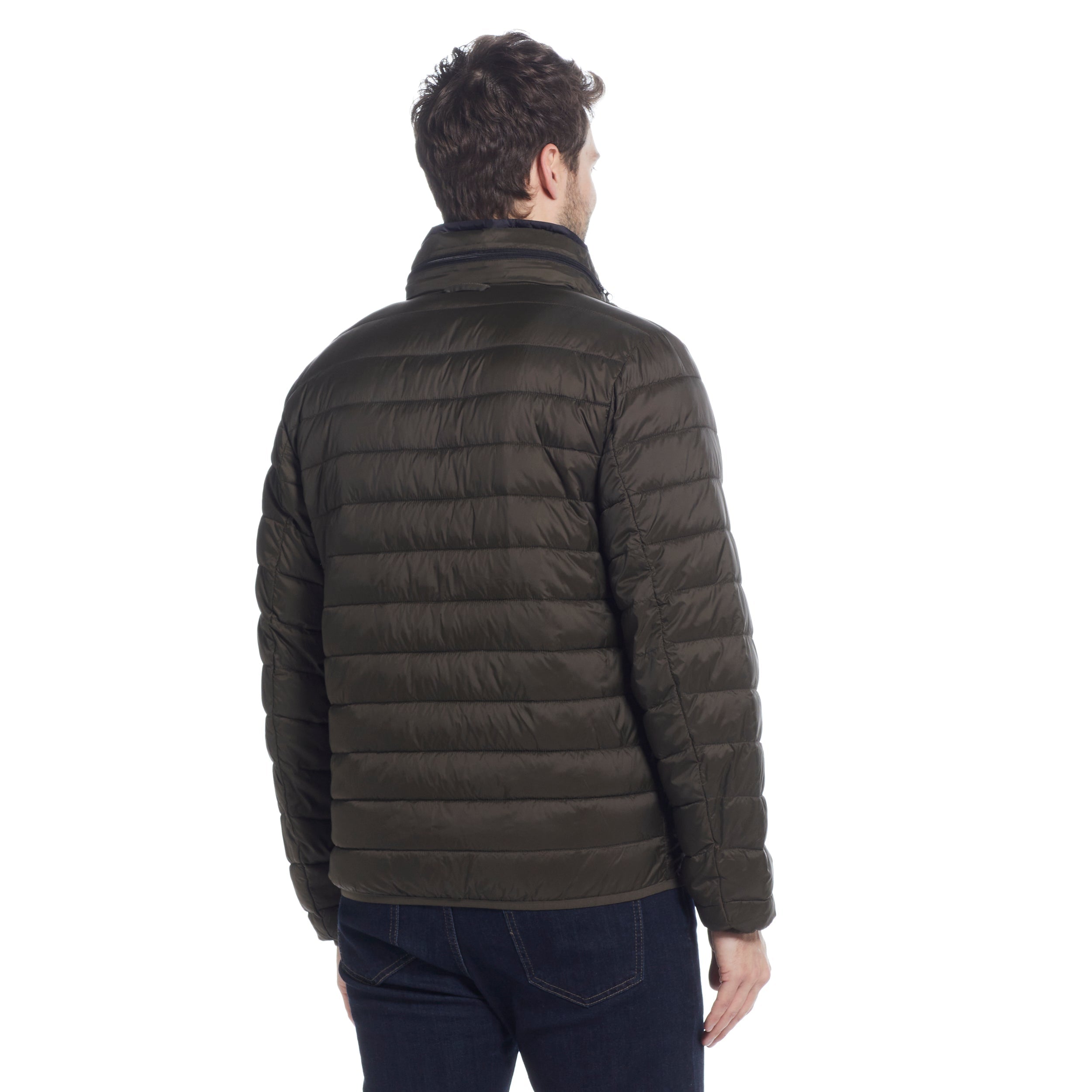  Weatherproof Men's Packable Pillow Jacket - Black - Bonton