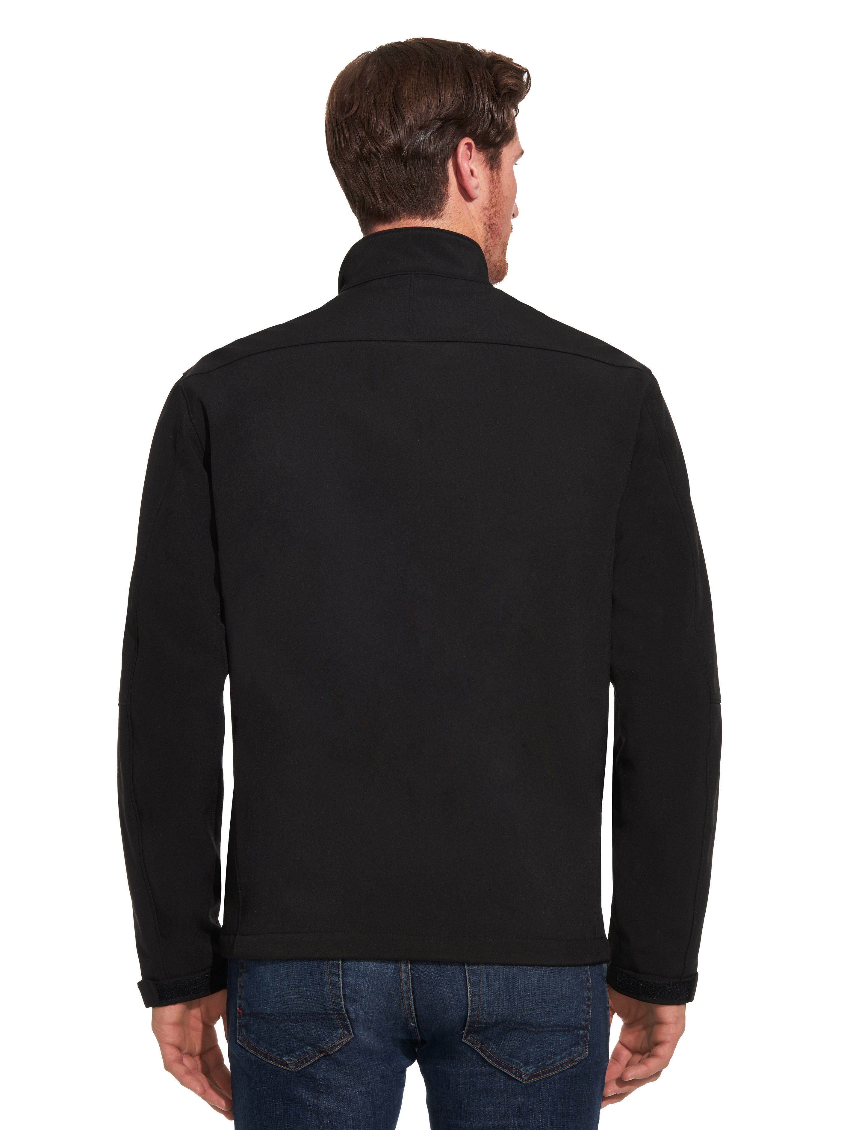  Weatherproof Men's Soft Shell Jacket - Big and Tall 2 - Black - Bonton