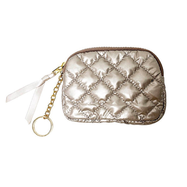  Lemonbella Diamond Key Chain Wallet Champagne - Black - Bonton