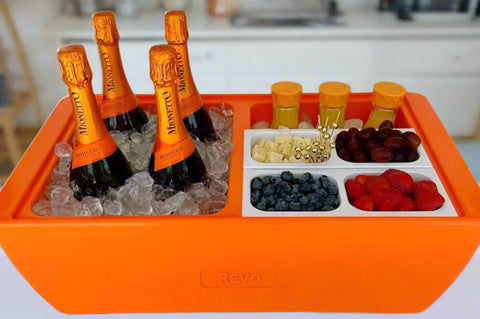Dubler Party Cooler™ | Orange Burst by Revo Coolers