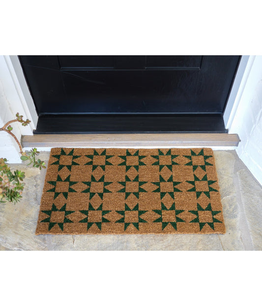 New KAF Home Coir Doormat Green