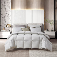 White Feather Down Comforter