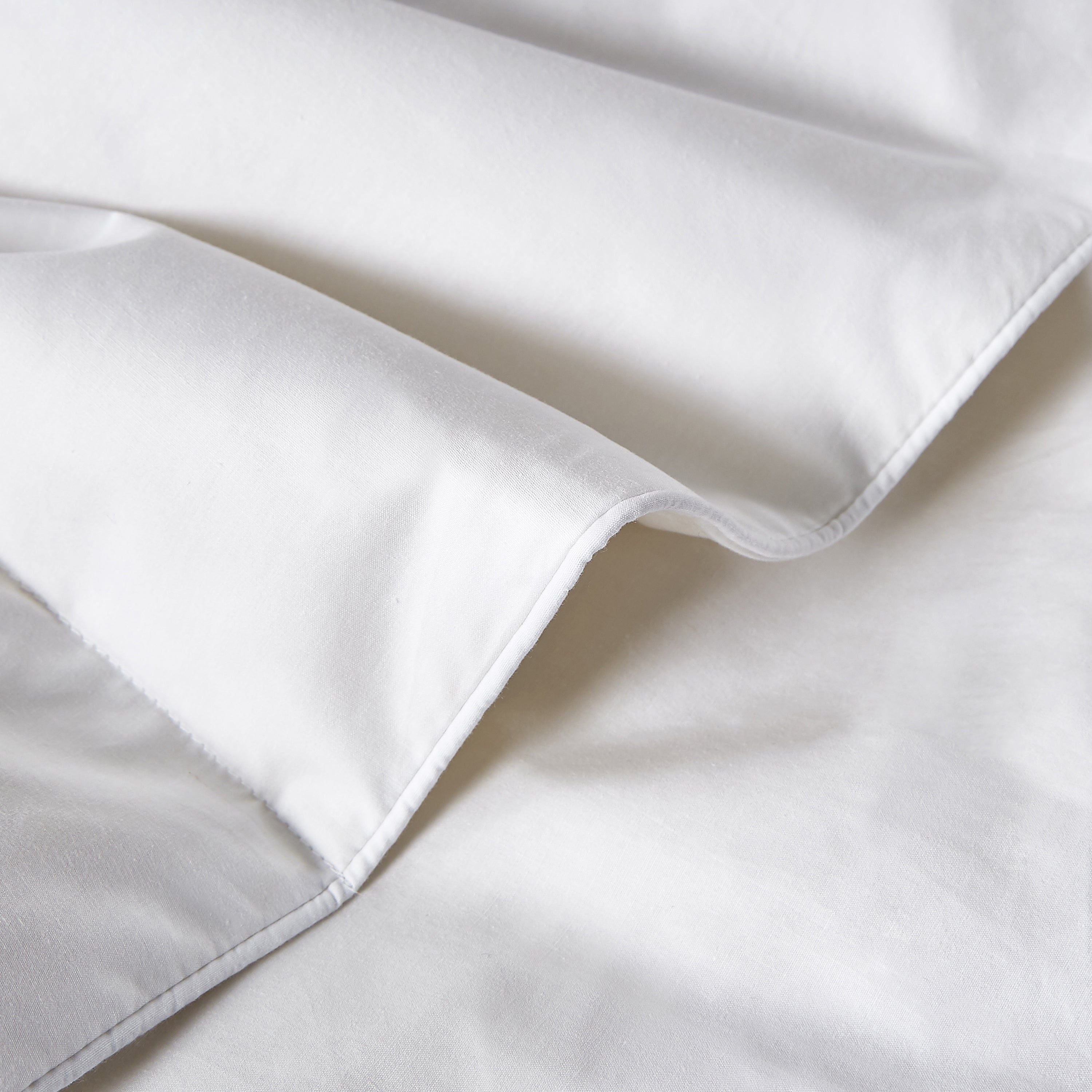  Farm to Home 95% Feather Organic Cotton Down Comforter - White - Bonton