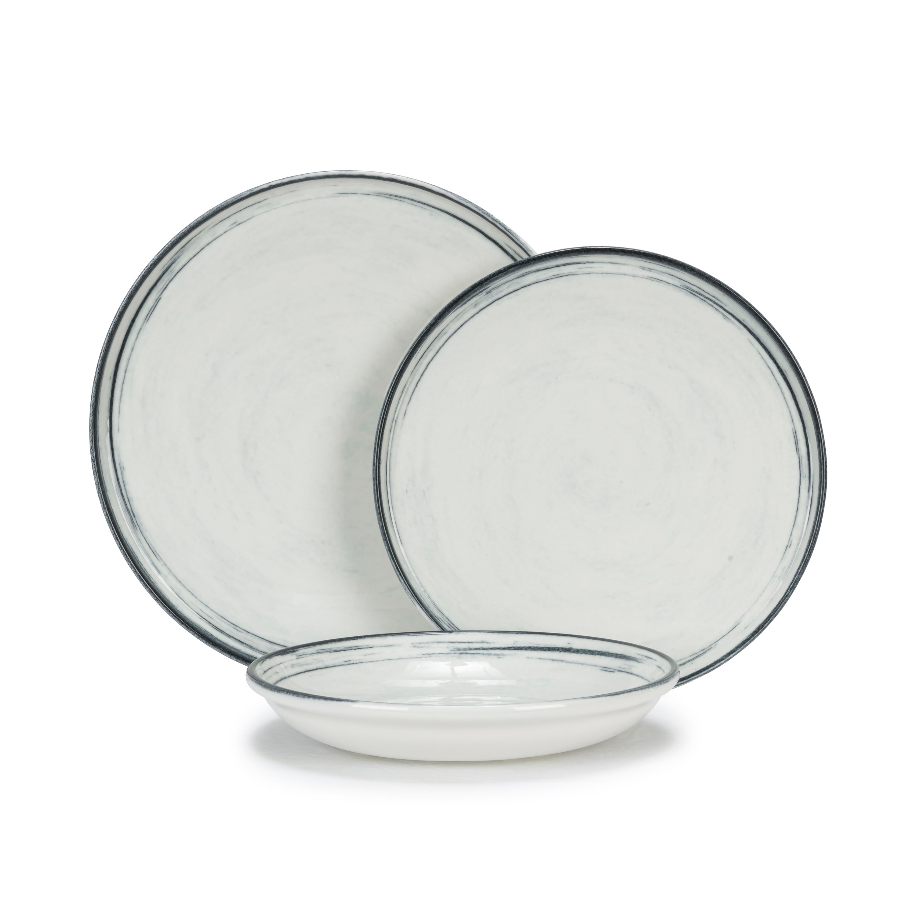  French Home Water's Edge, Porcelain 12-Piece Dinnerware Set - Default Title - Bonton