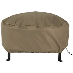 Heavy-Duty Round Fire Pit Cover with Toggle Closure