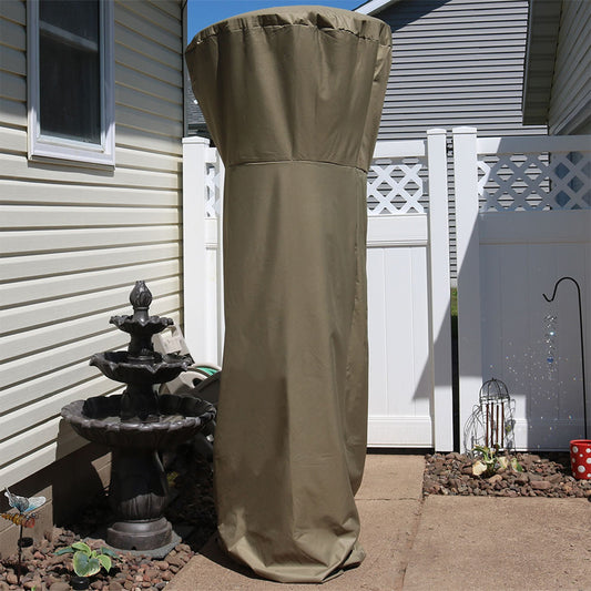 Heavy-Duty Weather-Resistant Protective Cover for Patio Heater - 94" - Khaki