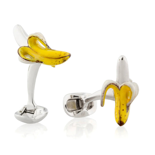 "THE REED" Peeled Banana Cufflinks