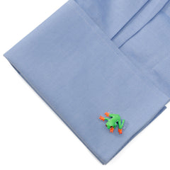 "The Red-Eye" Tree Frog Cufflinks