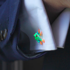 "The Red-Eye" Tree Frog Cufflinks