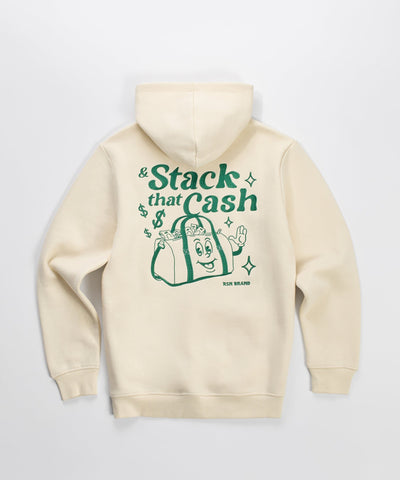 Secure the Bag Heavy Weight Embroidered Hoodie - Bone