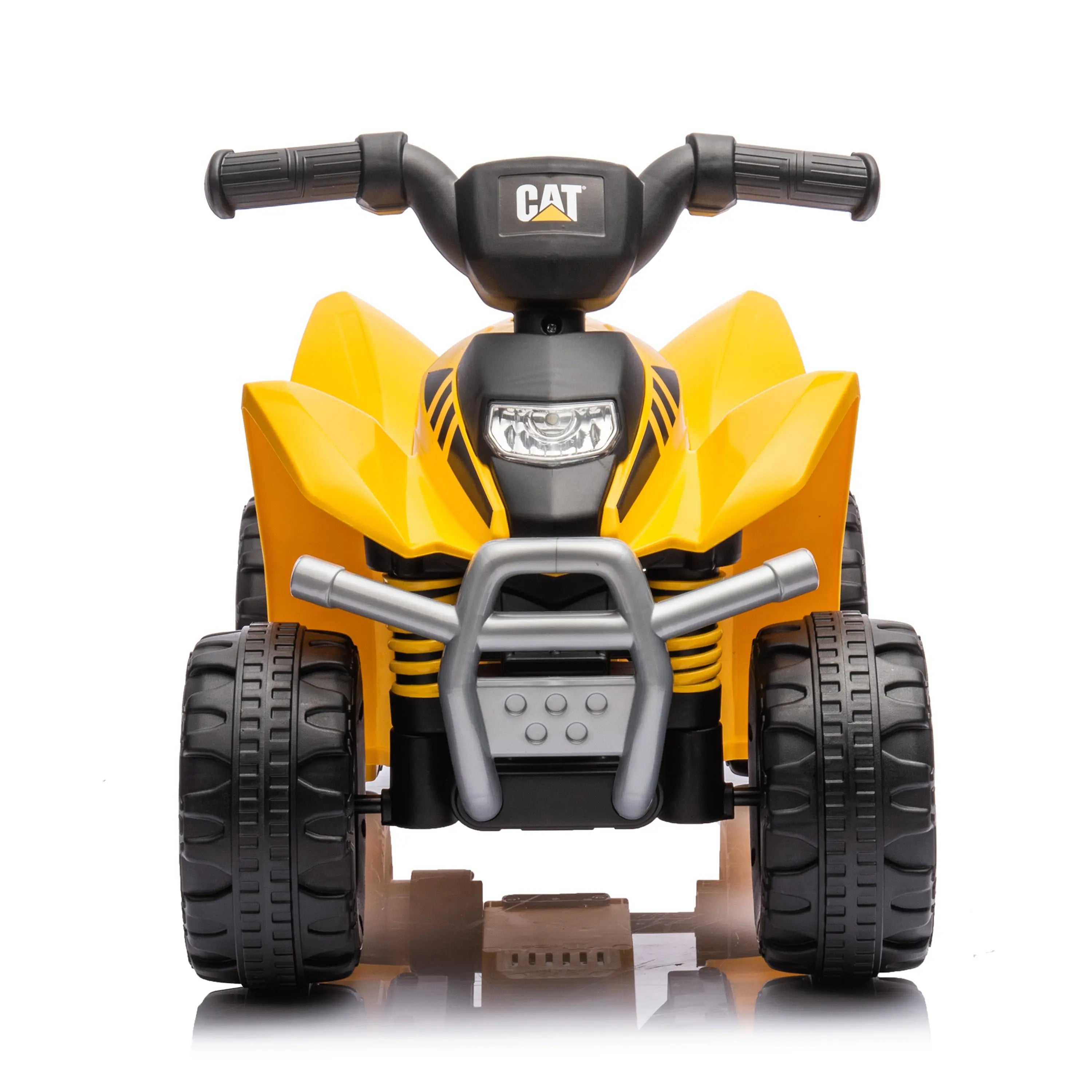  Freddo Mini CAT ATV 6V Ride-On - Yellow - Bonton