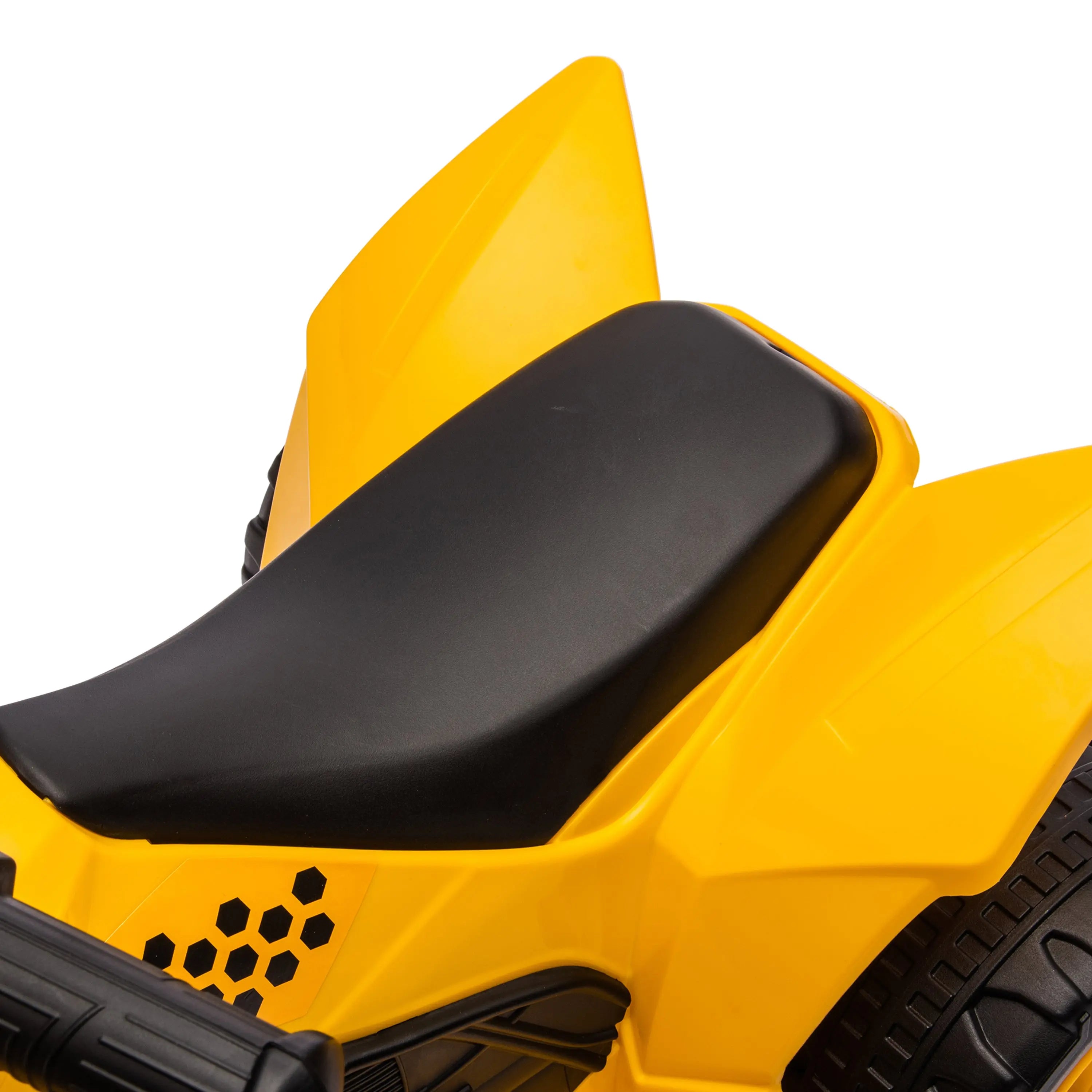  Freddo Mini CAT ATV 6V Ride-On - Yellow - Bonton
