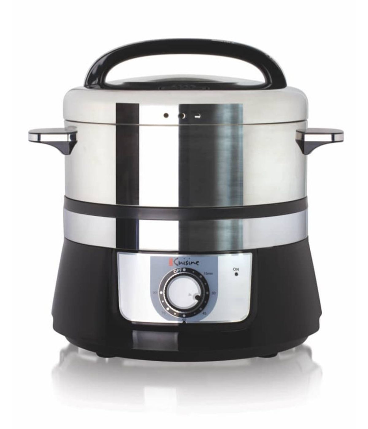  Euro Cuisine Stainless Steel Electric Food Steamer Black - Black - Bonton