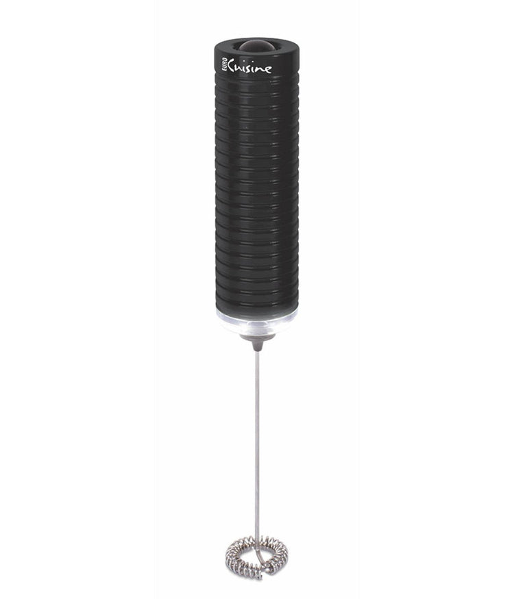 Milk Frother with LED Lighting Black