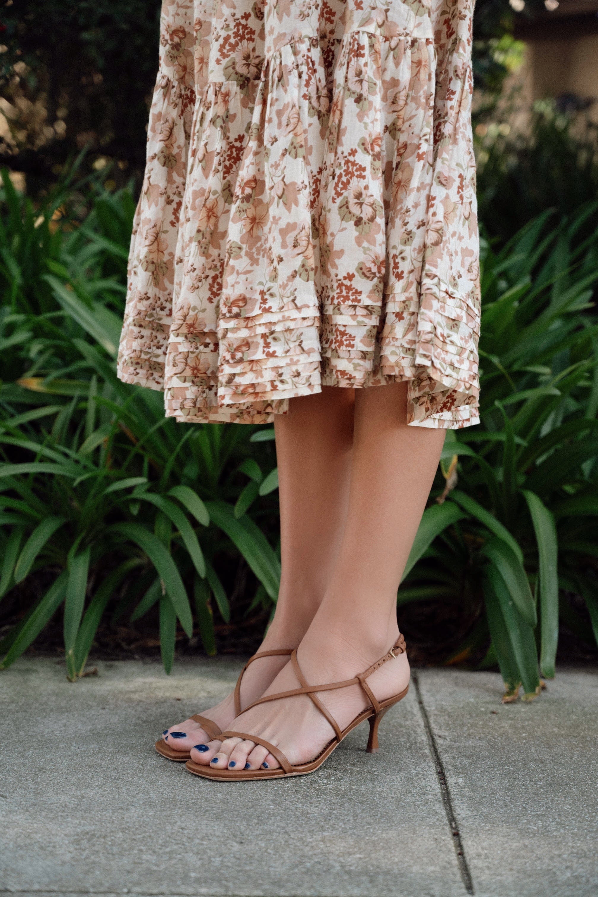  Allegra James Colette Leather Sandal - 6 - Bonton