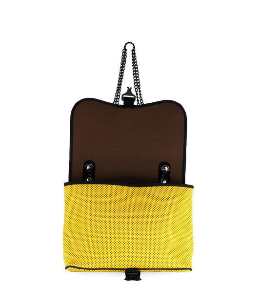 Flap Chain Bag Mustard