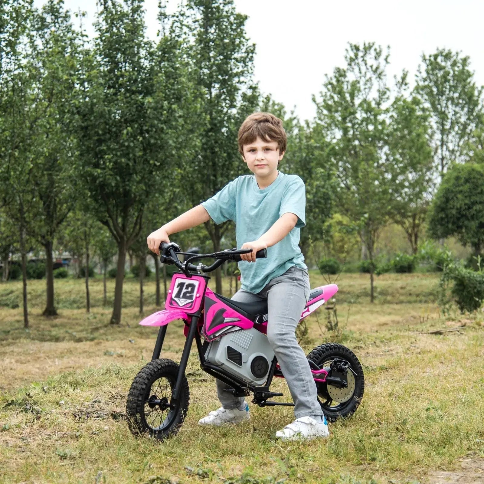  Freddo 36V Freddo Electric Dirt Bike With Brushless Motor - White - Bonton