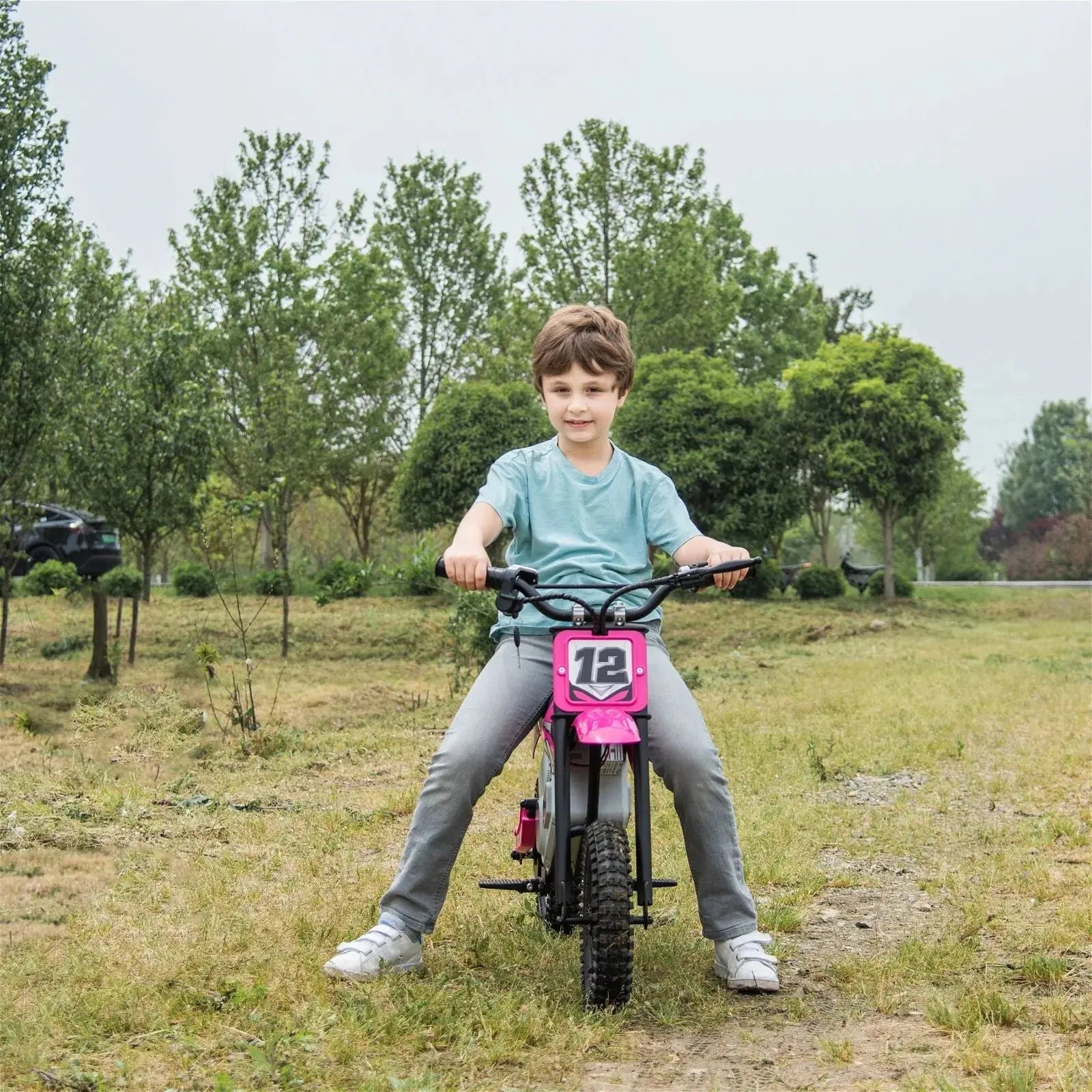  Freddo 36V Freddo Electric Dirt Bike With Brushless Motor - White - Bonton