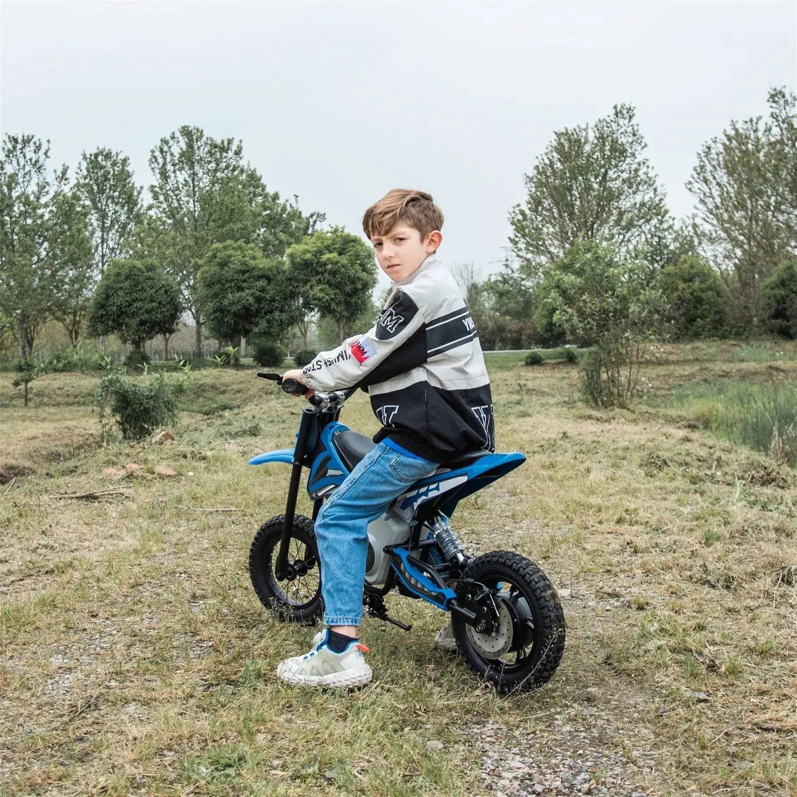  Freddo 36V Freddo Electric Dirt Bike With Brushless Motor - White - Bonton
