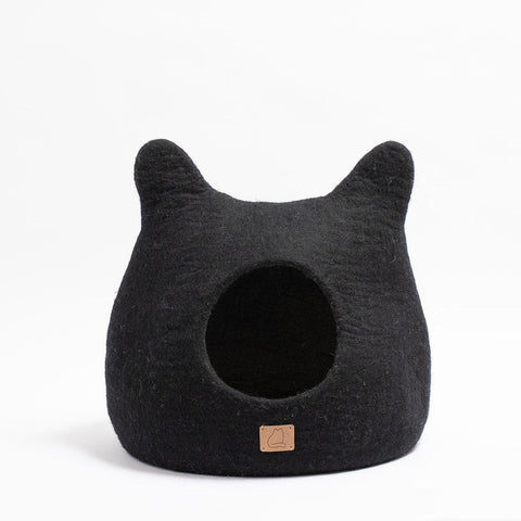 Night Black | Ear Style Cave by Fuzzy Cove