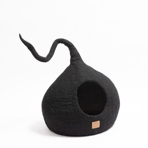 Night Black | Tail Style Cave by Fuzzy Cove
