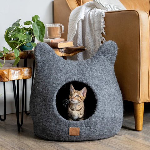 Stone Gray | Ear Style Cave by Fuzzy Cove