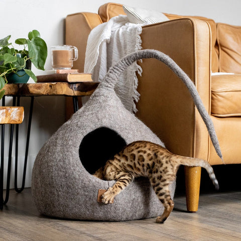 Earth Brown | Tail Style Cave by Fuzzy Cove