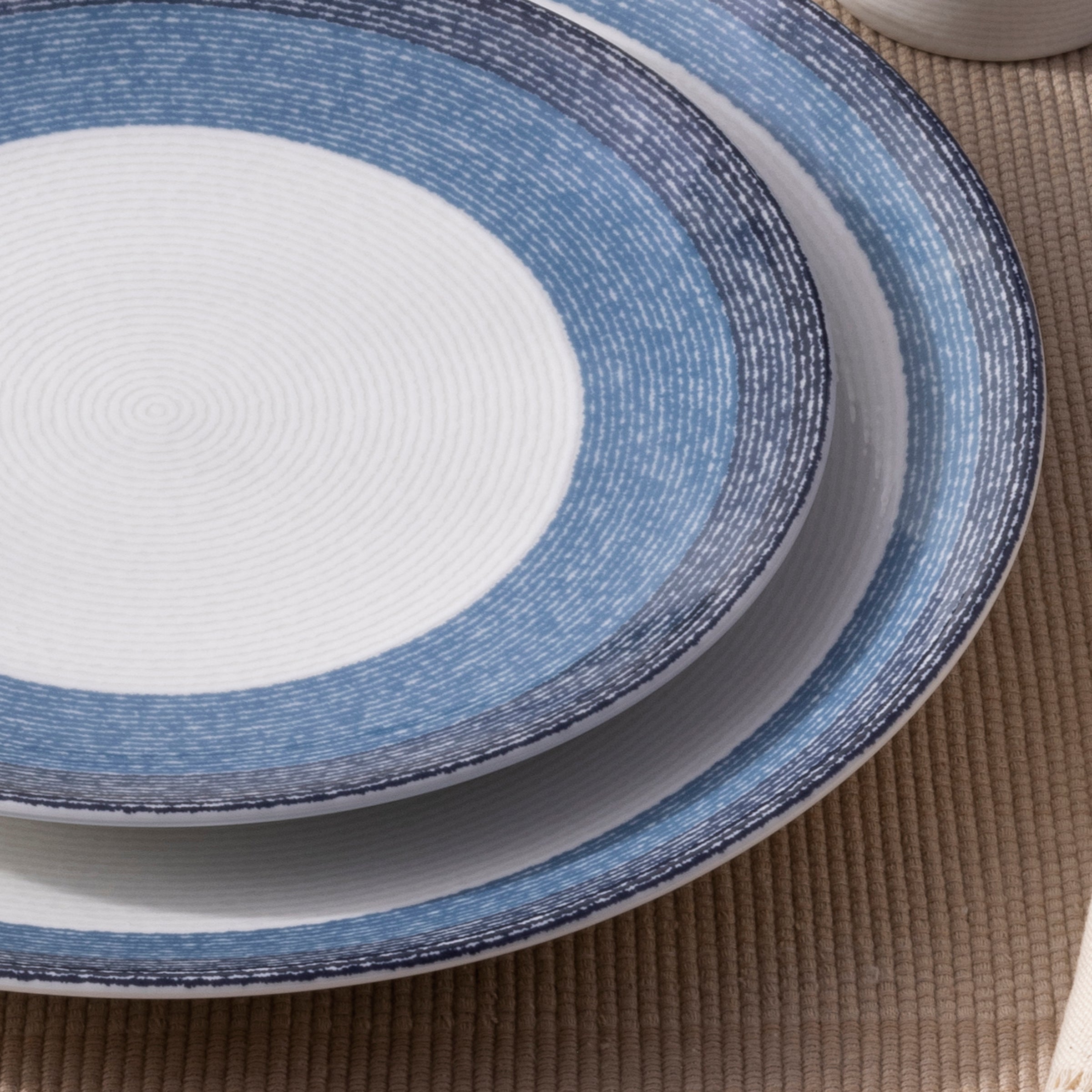  Noritake Colorscapes Layers 4-Piece Coupe Place Setting - Navy - Bonton