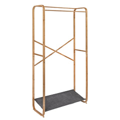 Bamboo & Canvas Garment Rack