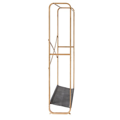 Bamboo & Canvas Garment Rack