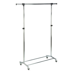 Adjustable Rolling Clothes and Garment Rack