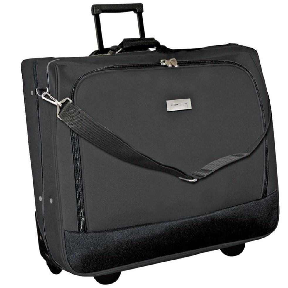  Geoffrey Beene Geoffrey Beene Rolling Garment Carrier Luggage, Black - Default Title - Bonton