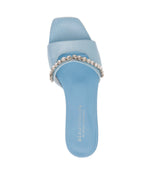 GEMMA Slip-on Wedding Flat Ladies Shoes BLUE