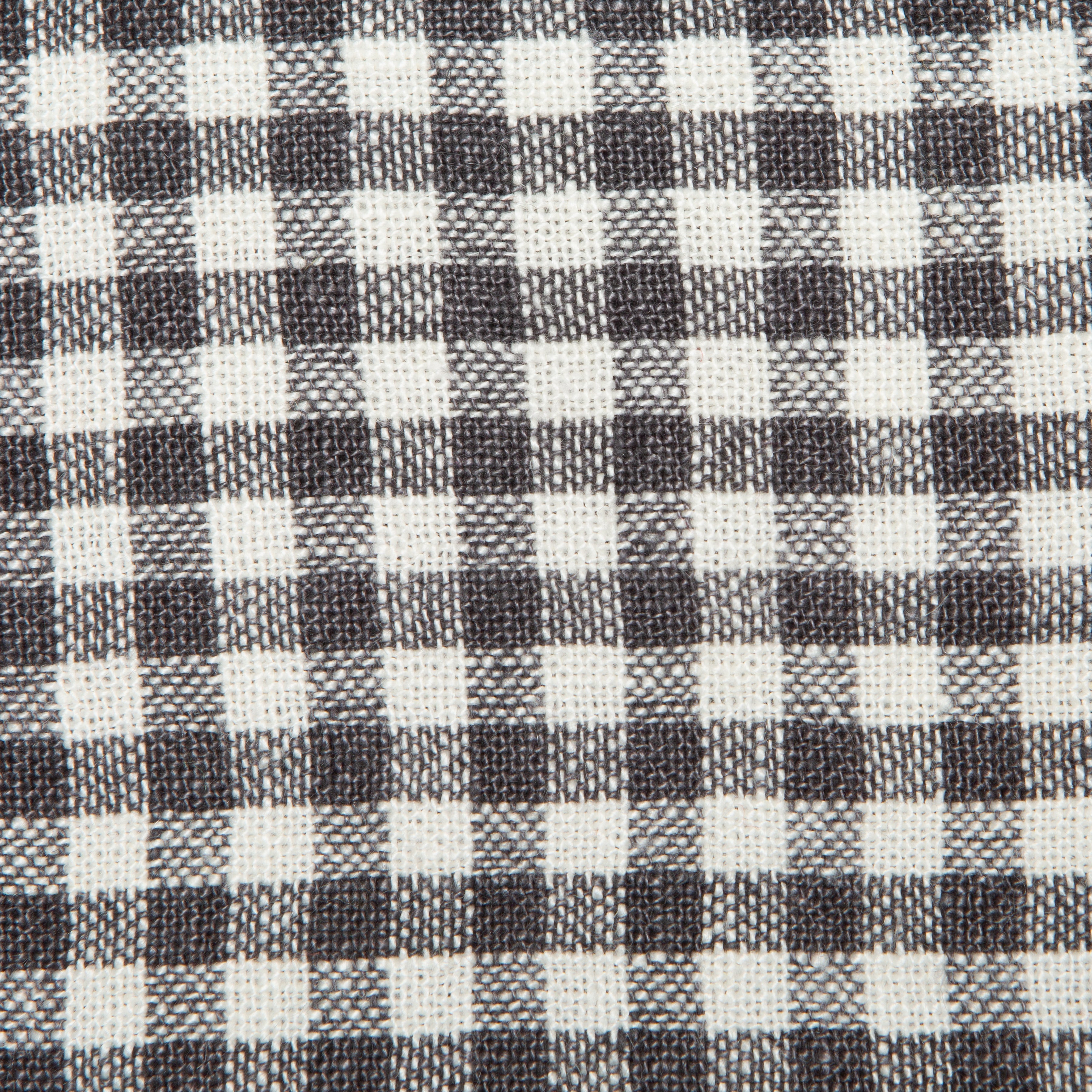 Caravan Two-Tone Gingham Towels, Set of 2 - Aqua & Orange - Bonton