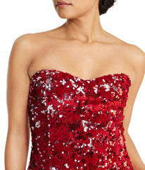 Sweetheart Sequin Dress