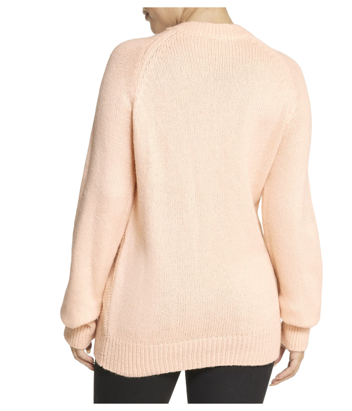  Embellished Cable Pullover - Powder - Bonton