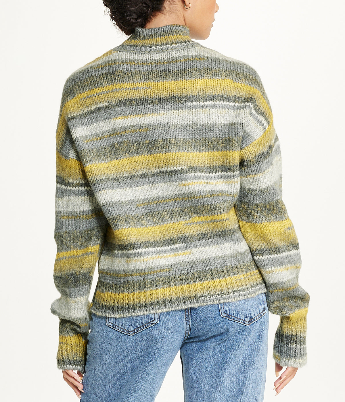  Stripe Sweater - Grey - Bonton