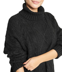 Cable Turtleneck Sweater