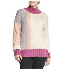 Color Block Tunic Sweater