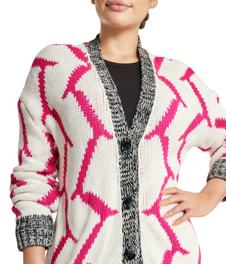 Womens fuschia cardigan sale