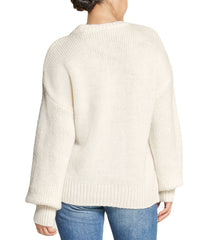 Cable Knit Cropped Pullover Sweater